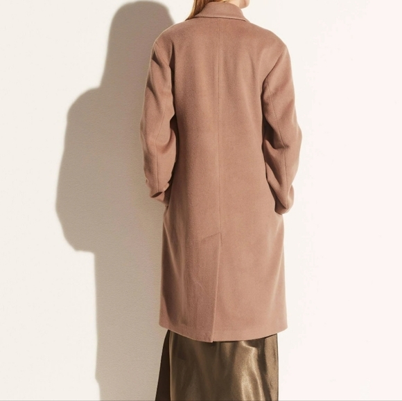 New) VINCE Luxe Wool Car Coat in Mauve. Oversize. XS v773691371 - Picture 6 of 16